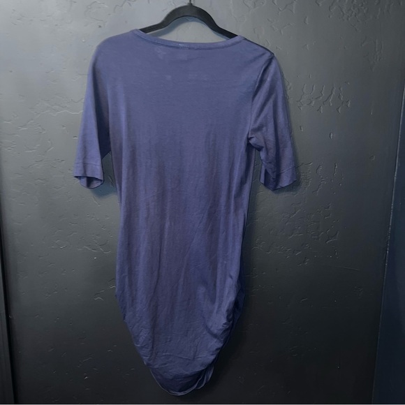 Moda International Women's Casual Bodycon dress Color: Navy blue Size: L - Picture 7 of 7